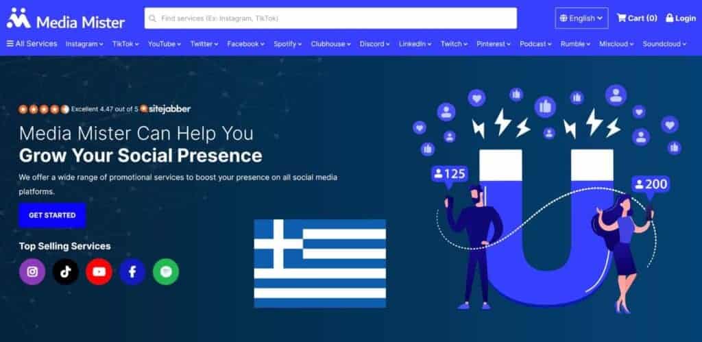 Buy Instagram followers Greece from MediaMister.com