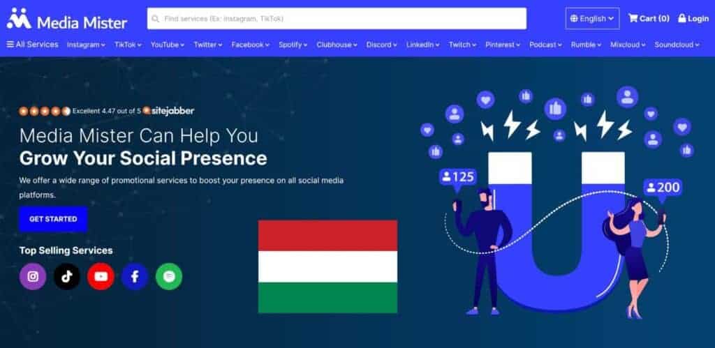 Buy Instagram followers Hungary from MediaMister.com