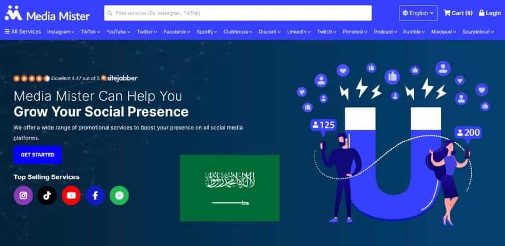 Buy Instagram followers Saudi Arabia from MediaMister.com
