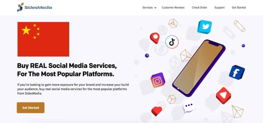 Buy Instagram followers China from SidesMedia.com
