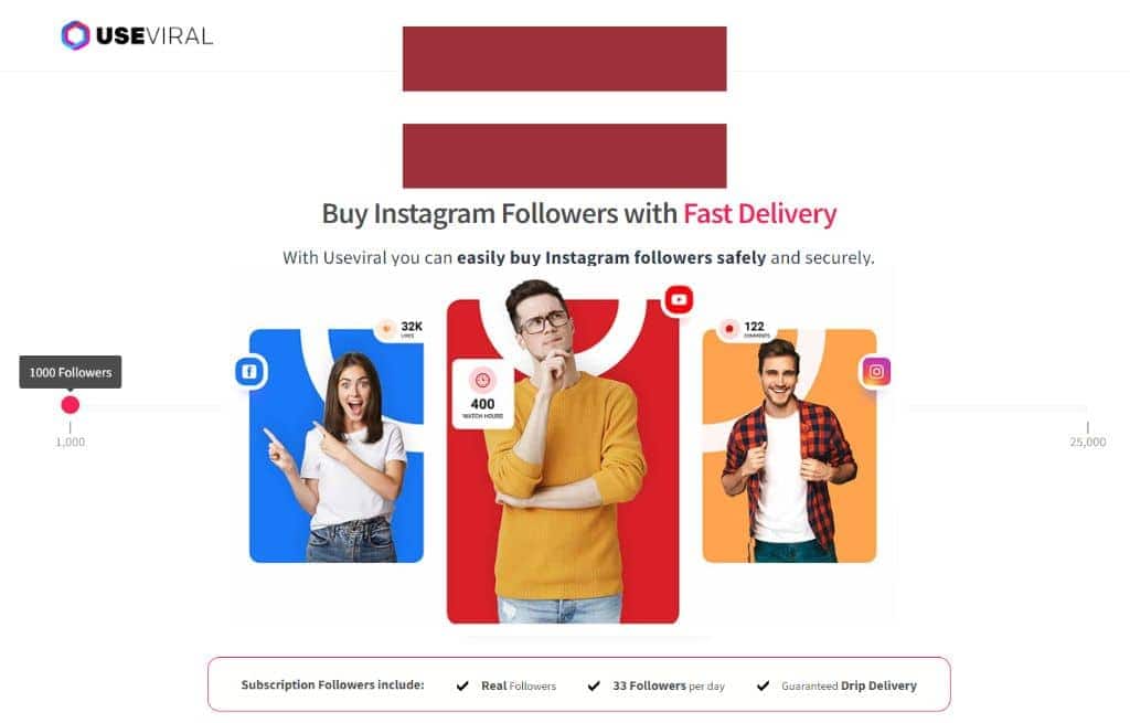 Buy Instagram Followers Latvia from UseViral.com