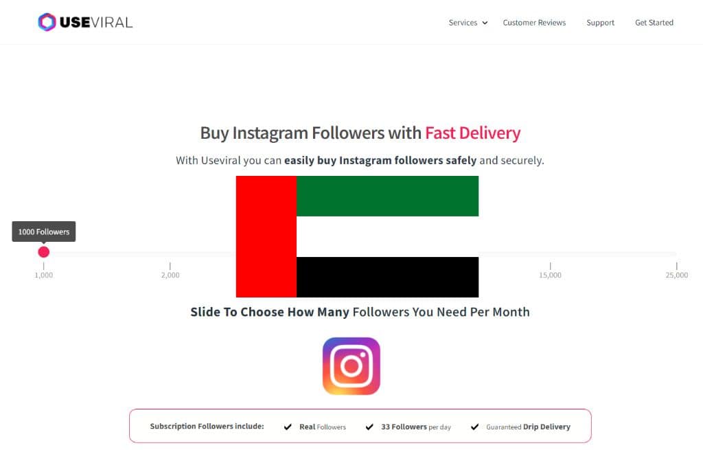 Buy Instagram Followers UAE from UseViral.com