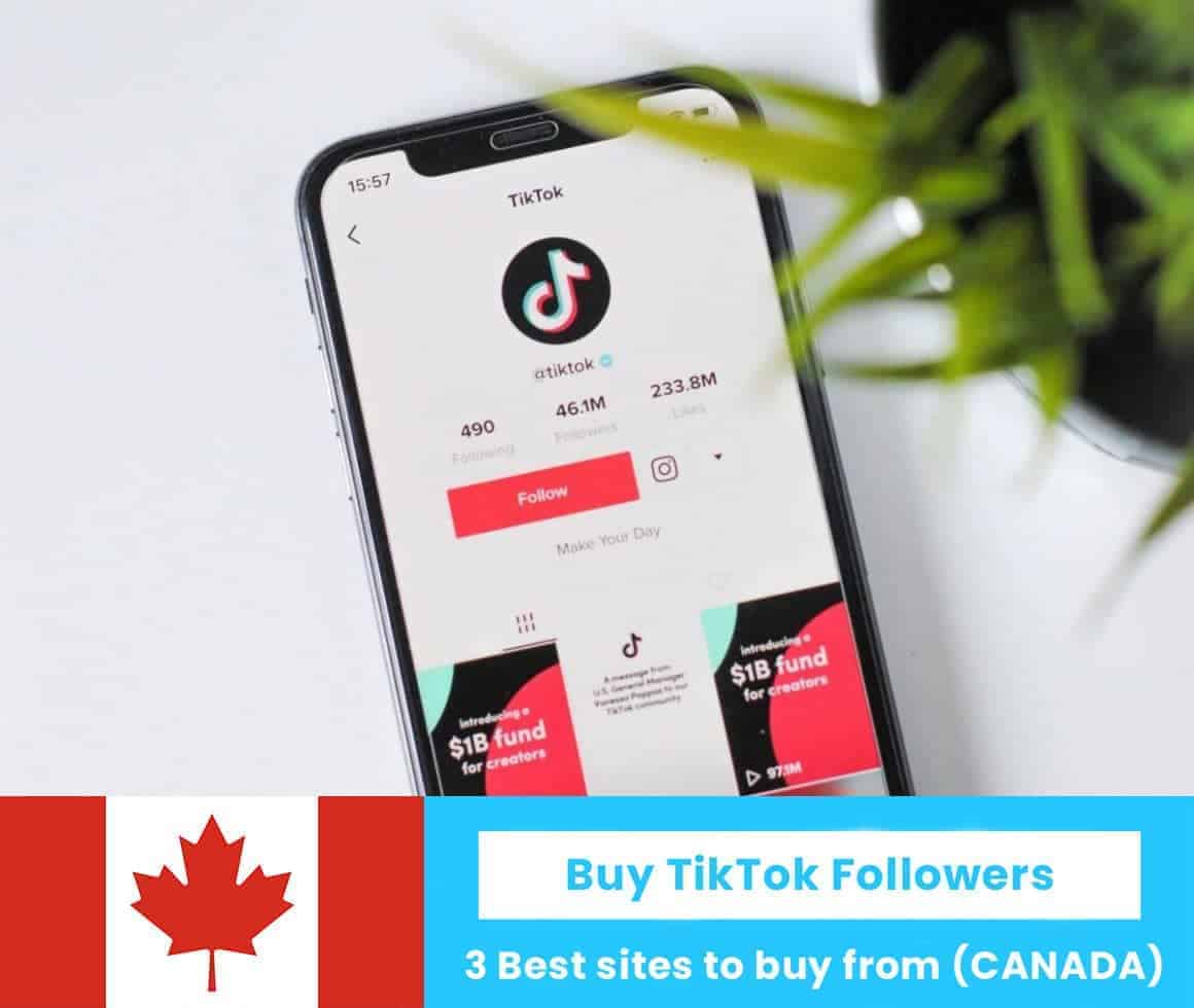 3 Best sites to Buy TikTok Followers Canada (Real & Cheap)